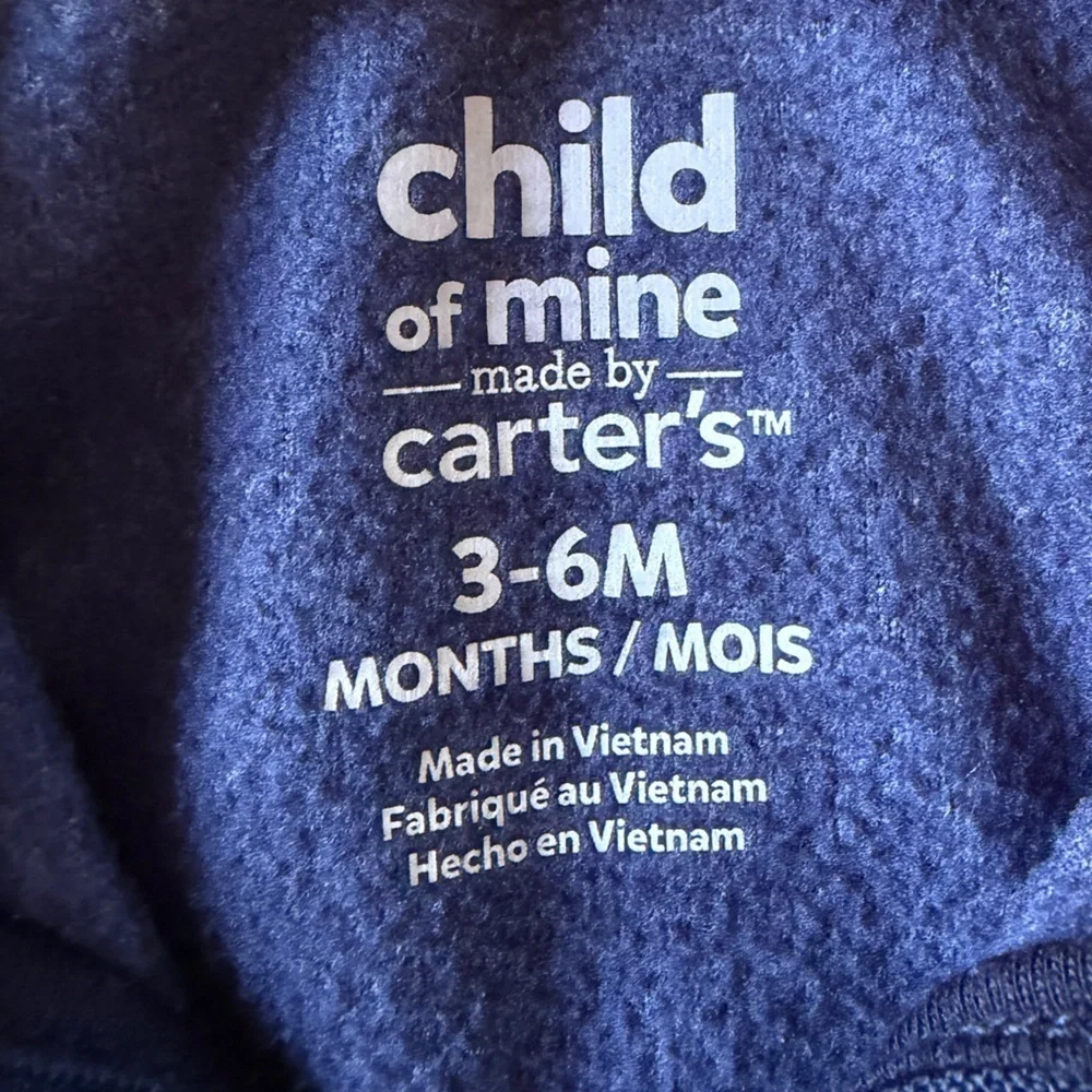 Child of Mine by Carter’s Quarter Zip Fleece Set
